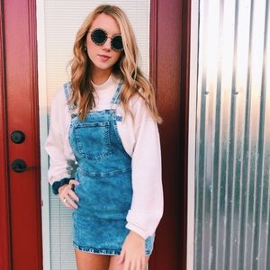 Blue Jean Overall Dress